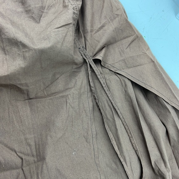 OutFitters  Brown Lagenlook Apron Skirt - Picture 5 of 9